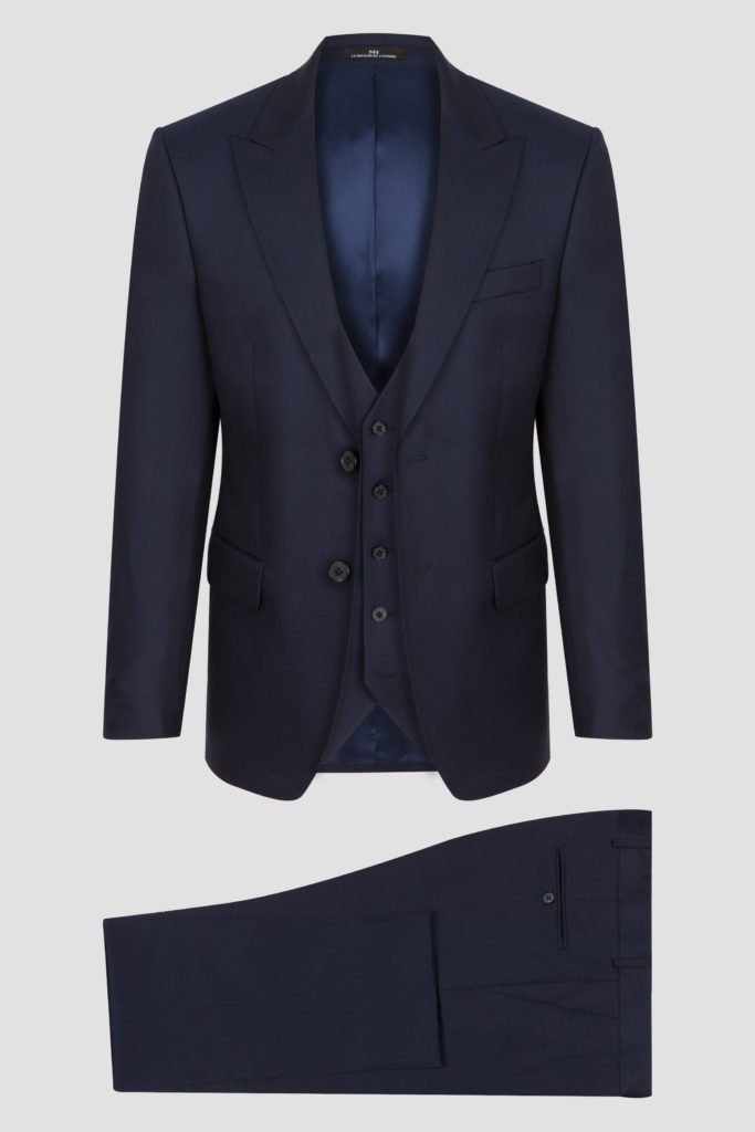 Costume 3 Pièces Pour Homme - Coupe Droite, Veste + Gilet + Pantalon Pour Mariage Ou Soirée Formelle