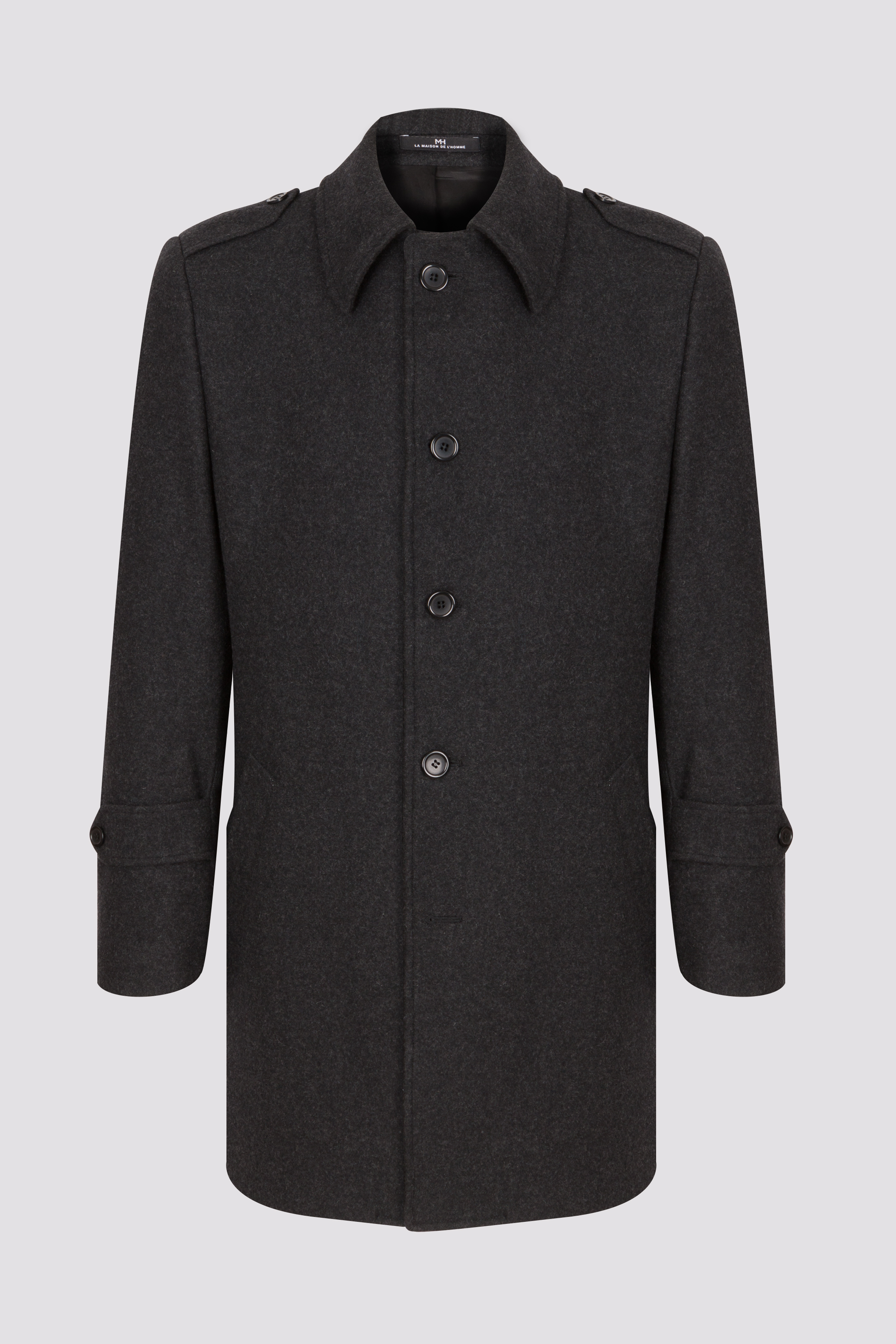 homme manteau laine